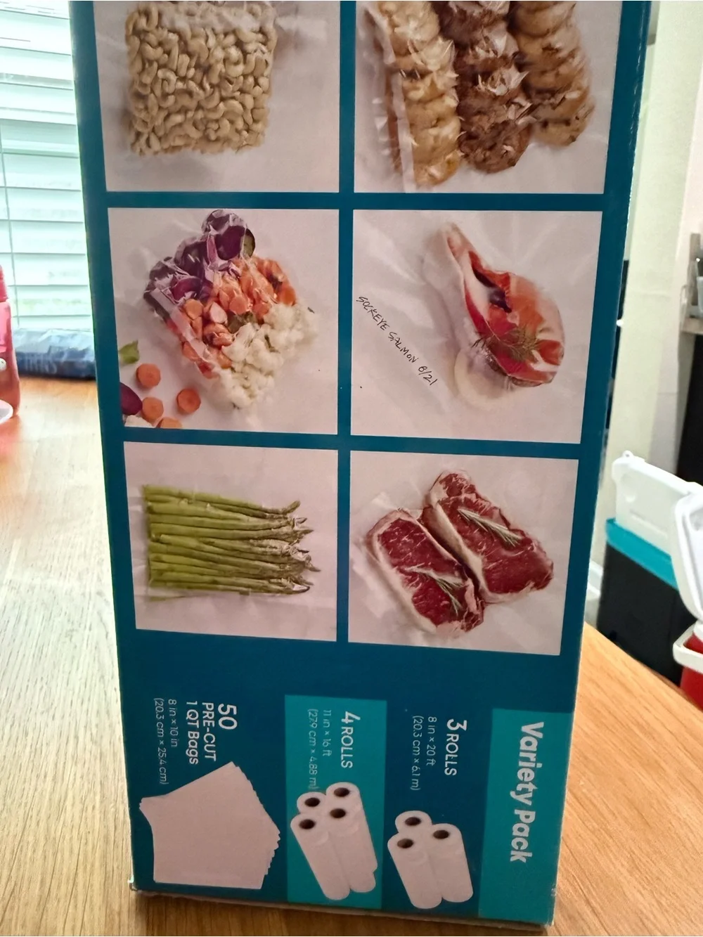 Kirkland signature Vacuum Sealing Bags - opened box